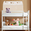 Kids Tunnel Play Tent with Glow-in-the-Dark Stars – Beige