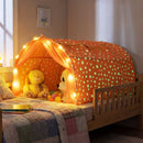 Kids Tunnel Play Tent with Glow-in-the-Dark Stars – Pink