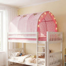 Kids Tunnel Play Tent with Glow-in-the-Dark Stars – Pink