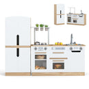 Modular Play Kitchen and Fridge with Circulating Tap – Natural