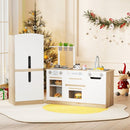 Modular Play Kitchen and Fridge with Circulating Tap – Natural