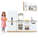Modular Play Kitchen and Fridge with Circulating Tap – Natural