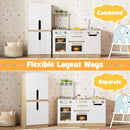 Modular Play Kitchen and Fridge with Circulating Tap – Natural
