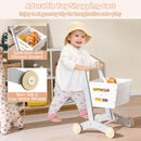 Modular Grocery Store Playset with Shopping Cart – White