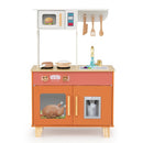 Play Kitchen with Microwave and Ice Dispenser – Orange