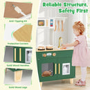Play Kitchen with Microwave and Ice Dispenser – Green