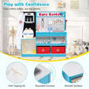 Wooden Toy Medical Centre with Examination Area – Blue
