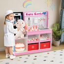 Wooden Toy Medical Centre with Examination Area – Pink
