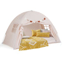 Large Kids Canopy Play Tent with Two Windows – Beige