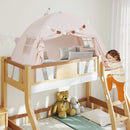 Large Kids Canopy Play Tent with Two Windows – Beige