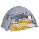 Large Kids Canopy Play Tent with Two Windows – Grey