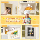 Corner Play Kitchen with Circulating Tap and Ice Dispenser – Beige