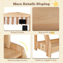 Wooden Market Stand with Planter Box and 25 Accessories – Natural