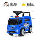 Mercedes-Benz Toddler Ride-On Police Car – Blue
