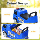 Mercedes-Benz Toddler Ride-On Police Car – Blue