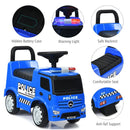 Mercedes-Benz Toddler Ride-On Police Car – Blue