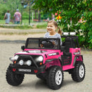 Pink ride-on car