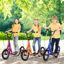 Youth Scooter with 32cm Air-Filled Wheels and Dual Handbrakes – Blue