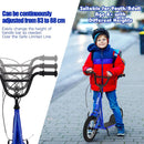 Youth Scooter with 32cm Air-Filled Wheels and Dual Handbrakes – Blue