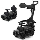 Mercedes-Benz 3-in-1 Push Car with Canopy – Black