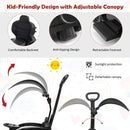 Mercedes-Benz 3-in-1 Push Car with Canopy – Black