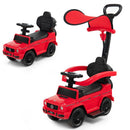 Mercedes-Benz 3-in-1 Push Car with Canopy – Red