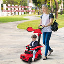 Mercedes-Benz 3-in-1 Push Car with Canopy – Red