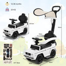 Mercedes-Benz 3-in-1 Push Car with Canopy – White