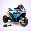 Baby Direct 12V Kids Ride on Motorcycle with Headlight and Horn in Blue