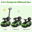 Lamborghini 3-in-1 Toddler Push Car – Green