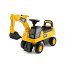 Toddler Ride-On Excavator with Rotating Digger Arm – Yellow