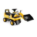 Toddler Ride-On Bulldozer with Storage Seat – Yellow