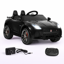 Baby Direct 12V Jaguar F-Type SVR Kids Ride On Car Battery Powered Car with Remote Control in Black