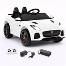 Baby Direct 12V Jaguar F-Type SVR Kids Ride On Car Battery Powered Car with Remote Control in White