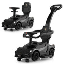 Lamborghini Licensed 3-in-1 Toddler Push Car – Black