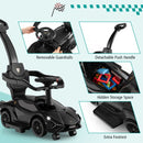 Lamborghini Licensed 3-in-1 Toddler Push Car – Black