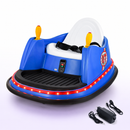 Baby Direct 12V Electric Kids Ride On Bumper Car with Flashing Lights and Slow Start Function in Navy