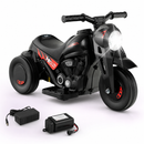 Baby Direct Electric Kid Ride on Motorcycle with Bubble Maker and Music Button in Black