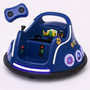 Baby Direct 12V Electric Ride On Car with Remote Control for Kids in Navy