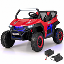 Baby Direct 12V 2-Seater Kids Ride On Car  with Light Music & Electric Remote Control in Red