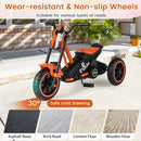 Kids Pedal Tricycle with Steering Handlebars – Orange