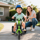 Kids Pedal Tricycle with Steering Handlebars – Green