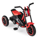 Kids Pedal Tricycle with Steering Handlebars – Red