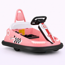 Baby Direct 6V Electric kids Ride-on Bumper Car with 360° Spinning in Pink