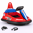 Baby Direct 6V Electric kids Ride-on Bumper Car with 360° Spinning in Red