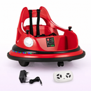 Baby Direct 12V Battery Powered Kids Ride On Bumper Car with Remote Control and Dual Joysticks in Red