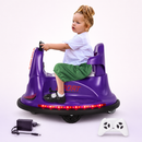 Baby Direct Electric Bumper Car with Built-in Music for Kids in Purple