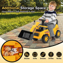 Toddler Ride-On Bulldozer with Adjustable Bucket – Yellow