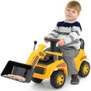 Toddler Ride-On Bulldozer with Adjustable Bucket – Yellow