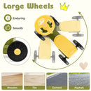 Toddler Ride-On Car with Train Whistle and Storage – Green